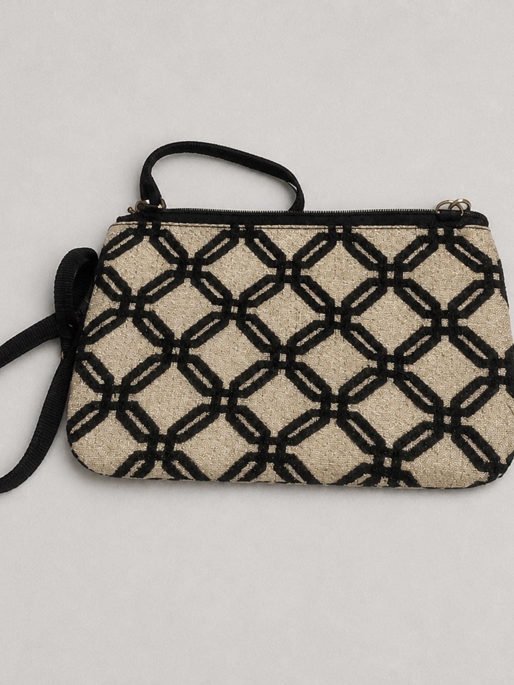 Danny K Geometric Pattern Handbag - Picture 3 of 3